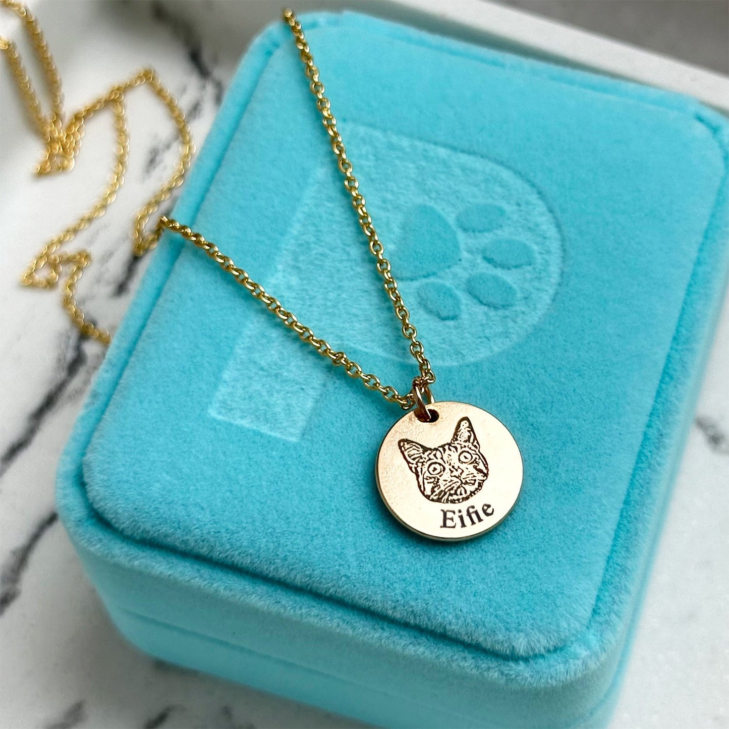 Cat Face Necklace
