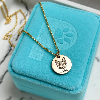 Cat Face Necklace