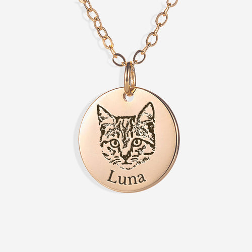 Cat Face Necklace