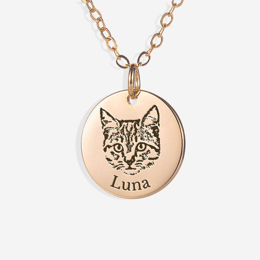 Cat Face Necklace