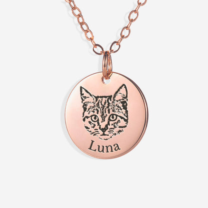 Cat Face Necklace