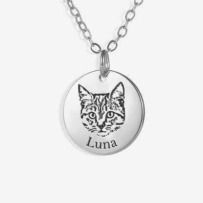 Cat Face Necklace