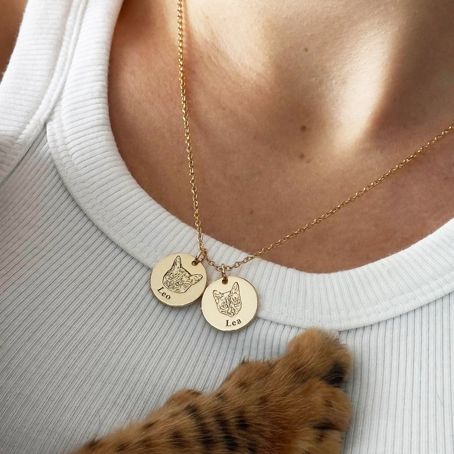 Cat Face Necklace